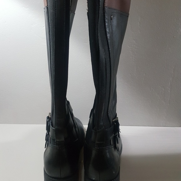 Marc Fisher Audrey Wide Calf Two Tone Sz 8.5 - Picture 2 of 8